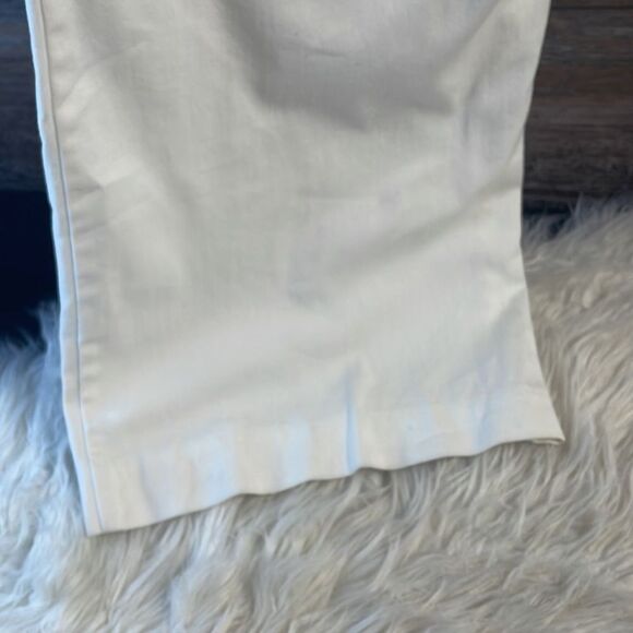 Chico’s White Zip Up Pants, Size 16, Regular - Picture 5 of 9